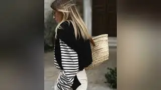 Варианты образов как носить тельняшку