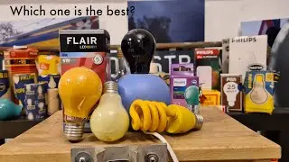Testing and reviewing LED, CFL and Incandesent Coloured bulbs!