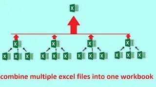 How to merge multiple Excel files into one Excel file |