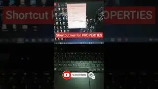 Shortcut key for check PROPERTIES file/folder 