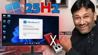 Install Windows 11 25H2 without USB on UnSupported Hardware! Easiest Way to Install Windows 11-25H2