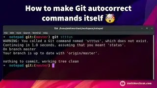 How to make Git smartly autocorrect commands itself 🤯