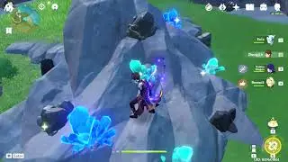 Guide Mining crystal chunk and amethyst lump from Monstadt to Inazuma
