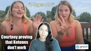 Courtney proving that Pruvit ketones don't work | 