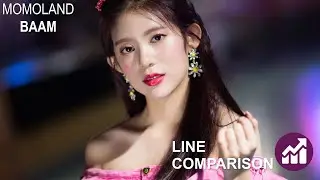 MOMOLAND - Baam OT9 vs OT6 Line Comparison