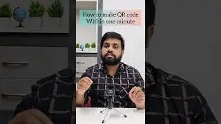 How to make QR code | Create QR code in one minute 
