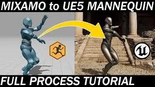 Let's Build the RPG! - 25 - How to Retarget Mixamo Animations to Unreal Engine 5 Mannequin