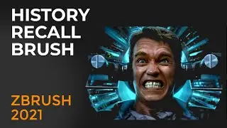 History Recall Brush - Zbrush 2021 en 5 min #83