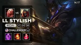 LL Stylish Zed vs Vladimir Mid - NA Challenger - Patch 14.17 Season 14