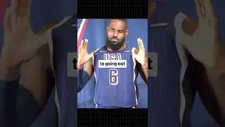 LeBron James in New Team USA Jersey! 🇺🇸🏀 #shorts