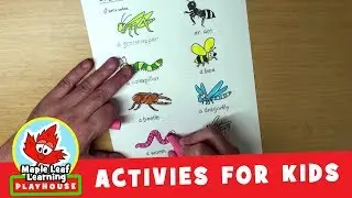 Bugs Coloring Activity for Kids | Maple Leaf Learning Playhouse