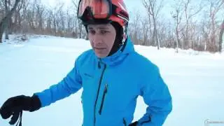 Траверс и боковое соскальзывание. Горнолыжная школа