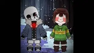 Killer Sans and Chara #animation #edit #sans #youtubeshorts #art #