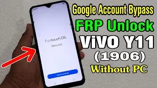 Vivo y11 frp bypass (1906) ViVO Y11 Google Account remove Without PC  how to bypass vivo y11