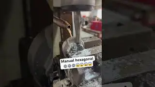 Manual hexagonal #shorts #machining