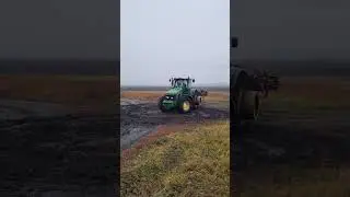 Круг почёта на Джон Дир 8430,в честь завершения глубокорыхлительных работ.