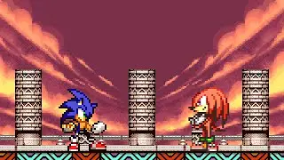 Mugen The Evil Awakens 2 Sonic Vs Knuckles(Its my birthday!)