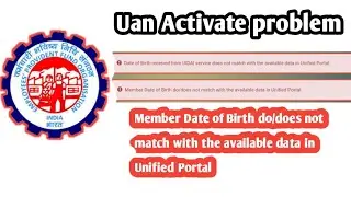 date of birth received from uidai service does not match with the available data in unified portal