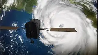 Satellite Analyzes Hurricane from Orbit | Video Effects
