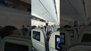 Inside Philippine Airlines Airbus A330-300 Economy Class 
