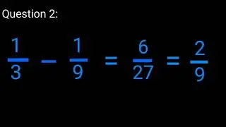 How To Subtract Fractions Easily