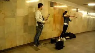 Музыканты в метро Новосибирска