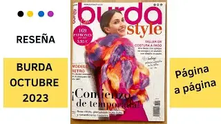 RESEÑA BURDA STYLE OCTUBRE 2023