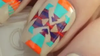 Aztec Nails (Design 1 of 4)
