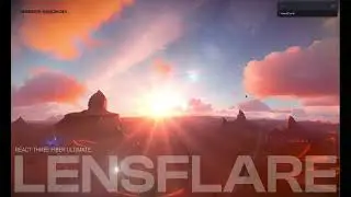 [ React Three Fiber ] Ultimate Lens Flare - Free Component