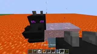 Cara memanggil Ice Dragon di lava #minecraft