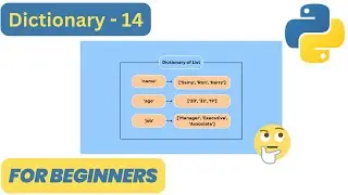Dictionary - Python for Beginners - 14