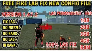 FREE FIRE LAG FIX 1GB RAM | FREE FIRE LOW AND HIGH DEVICE LAG FIX FOR 1GB 2GB 3GB 4GB 6GB RAM 😃🙏