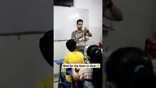 Wait for the laser in dark😁 l Ashu sir l 