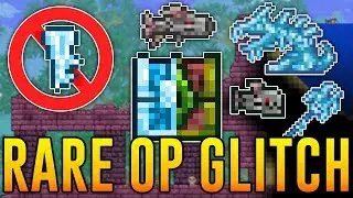 Terraria How to get Frost Hydra & Piranha Gun BEFORE Hardmode! RARE Glitch, Best World Seeds