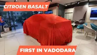 Citroen Basalt Max Turbo First Delivery In Vadodara Gujurat