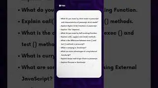 Cracking the Code🔐: Top JavaScript Interview Questions🖥!