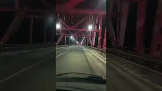 Мост через Иртыш в Ханты-Мансийске. "Красный дракон„