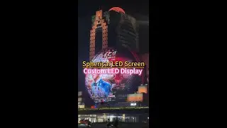 Spherical LED screen creative LED display【LCF】