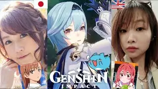 Eula Japanese & English Voice Actor with Same Anime Characters