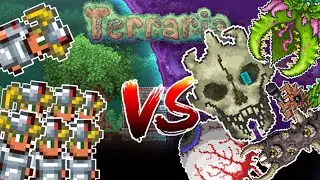100 NPC МЕДСЕСТРА VS ВСЕ БОССЫ // НПС ПРОТИВ БОССОВ // ТЕРРАРИЯ 1.3 НА АНДРОИД И IOS