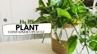 Upcycle Planter DIY!  Boho Plant Pot Transformation