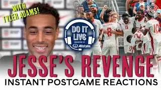 USMNT vs. CANADA INSTANT REACTIONS w/ TYLER ADAMS! | Do It Live!