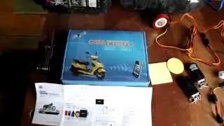 Мото сигнализация  GSM rf v10