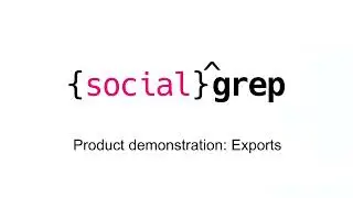 Exporting a Reddit search result using SocialGrep