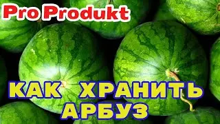 Как хранить арбуз