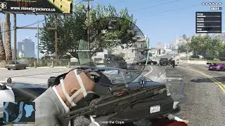 GTA 5 [R.D.E. 4.0.4] - Stockade Diamond Heist + 10 Star Police Chase Escape