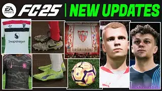 EA FC 25 NEWS | NEW Updates, Real Faces, Boots, Kits & Career Mode Additions ✅