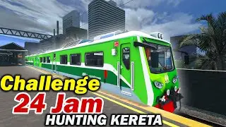 I Tried Hunting Trains for 24 Hours Non-Stop in Trainz Simulator | Challenges