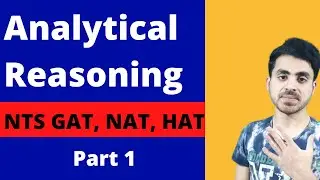 Analytical Reasoning For NTS GAT NAT HAT | Analytical Reasoning Tips Tricks