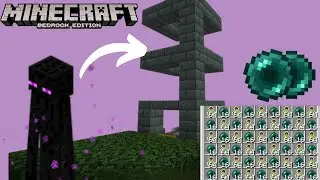Easiest ENDERMEN/XP FARM In Minecraft Bedrock Edition 26.2 (2026) 